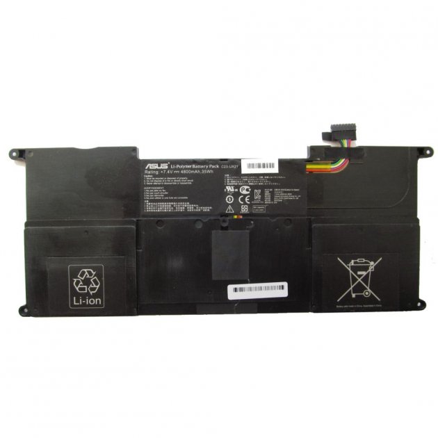 Акумулятор до ноутбука ASUS UX21A C23-UX21, 4800mAh (35Wh), 6cell, 7.4V, L