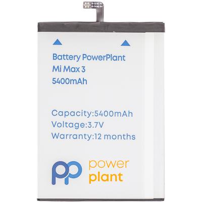 Акумуляторна батарея для телефону PowerPlant Xiaomi Mi Max 3 (BM51) 5400mA