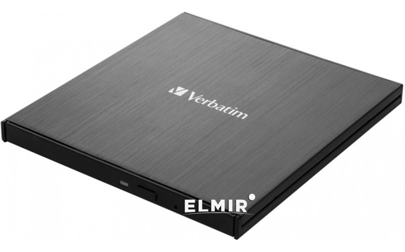 Внешний привод Blu-Ray Verbatim Slimline Type-C Black (43889)