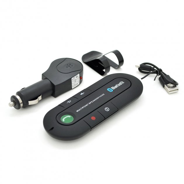 Гарнітура для автомобіля LV-B08 Bluetooth 4.1, АЗУ, кабель micro-USB, утри