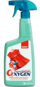 Засіб для виведення плям для прання Sano Oxygen Stain Remover 750 мл (7290