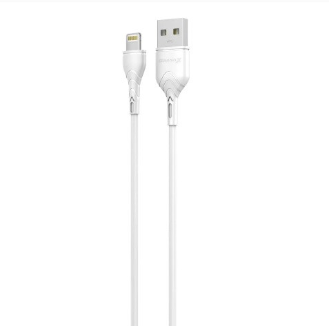 Кабель Grand-X USB-Lightning, 1м, Cu, 2,1A, White (PL01W)