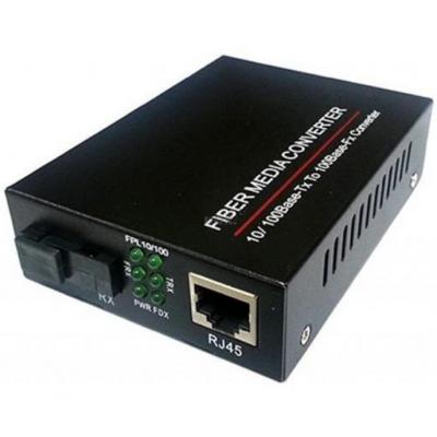 Медіаконвертер 10/100Base-TX to 100Base-F 1310нм, SM, SC/PC, 20 км FoxGate