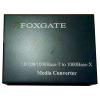 Медіаконвертер FoxGate 10/100/1000Base-T RJ45 to 1000Base-SX/LX SFP slot (