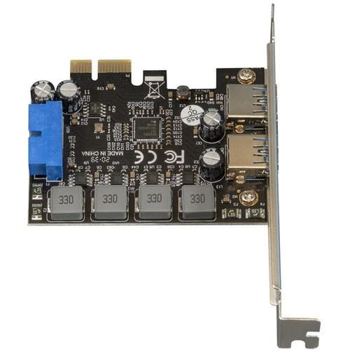 Плата розширення Frime (ECF-PCIEtoUSB006.LP) PCI-E to USB3.0 (2 порти) 3A/