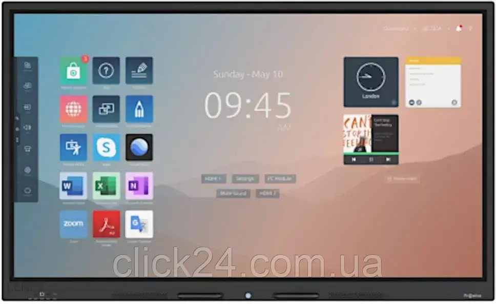 Проекційний екран (інтерактивна дошка) Prowise Touchscreen One 86''